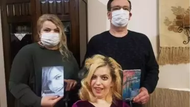 Serebral palsi hastası Sena?nın şiirleri 2 kitapta toplandı