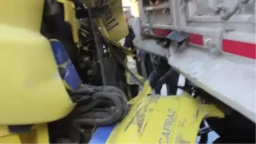 Trafik kazası: 1 yaralı