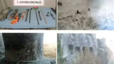 Sinop'ta kaçak kazı yapanlara suçüstü