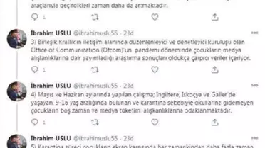 RTÜK Başkan Yardımcısı Uslu: Çocuklar, sosyal medya bağımlısı