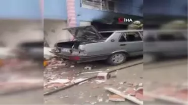 Uşak'ta 2 ayrı noktada doğalgaz patlaması meydana geldi