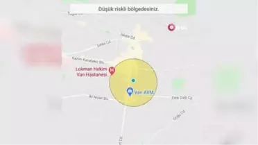 Van'da kısıtlamalarla risk haritası kırmızıdan yeşile döndü