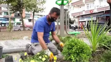 Atakum'da parklara kış bakımı