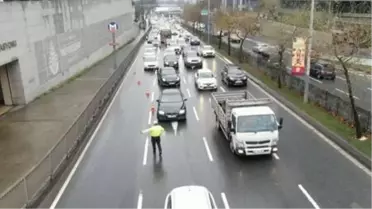 Üsküdar'da drone destekli trafik denetimi