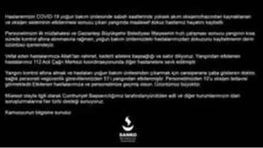 Gaziantep'te özel hastanede yangın: 9 ölü (8)