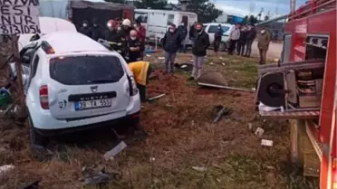 Son dakika haberi: KIRKLARELİ - Trafik kazası: 2 ölü, 1 yaralı