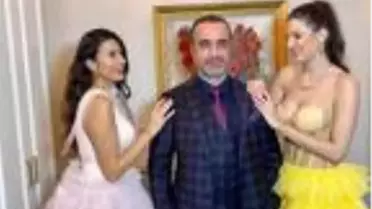 200 yıllık Tarihi Otelde kaynak sağlamak için moda ve mücevher çekimi yaptılar