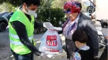 Büyükşehir'den çocuklara 224 bin litre süt