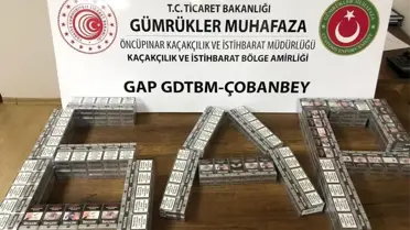 Gümrük kapısında 260 paket kaçak sigara ele geçirildi