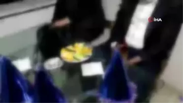 İnşaat halindeki binada yılbaşı kutlaması yapan 18 kişi yakalandı