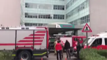 Hastanenin AMATEM binasında çıkan yangın söndürüldü