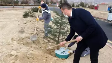 Ürgüp 'te fidanlar Ekobox sistemi ile dikiliyor