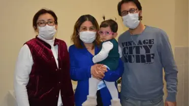 9 aylık Alya'ya katarakt ameliyatı yapıldı