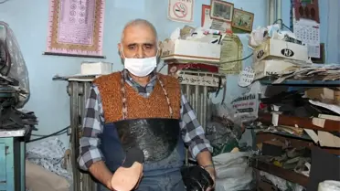 Isparta'da el emeği ayakkabı üretimi teknolojiye direniyor