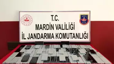 Mardin'de 85 adet gümrük kaçağı cep telefonu ele geçirildi