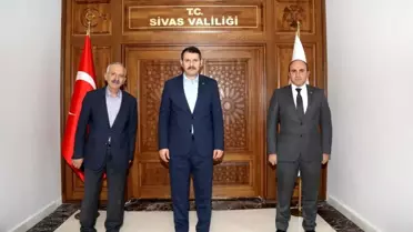 Ersen ve Yılmaztürk'ten Bayburtlu valiye ziyaret