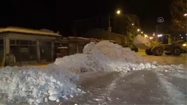Ahlat Belediyesinden karla mücadele çalışması