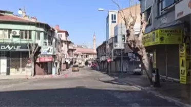 Sokağa çıkma kısıtlaması sonrası sessizlik hakim oldu