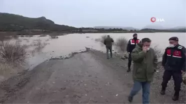 Ayvacık Barajı'na araç düştü iddiası ekipleri harekete geçirdi
