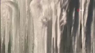 Son dakika haber... Görüntüsüyle görenleri mest ediyor...'Buz Şehri' adım adım yükseliyor