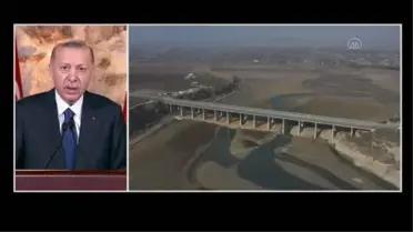Cumhurbaşkanı Erdoğan, Malatya'daki Tohma Köprüsü'nün açılış törenine canlı bağlantıyla katıldı: (2)