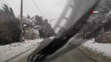 Bandırma'da kar etkili oldu, ekipler teyakkuza geçti