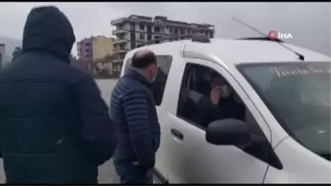 Sokağa çıkma kısıtlamasında sürücüler denetlendi