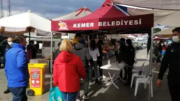 Kemer pazar alanlarında tedbirler sıkı tutuluyor