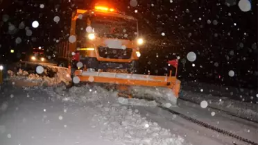 Antalya'da kar yağışı başladı
