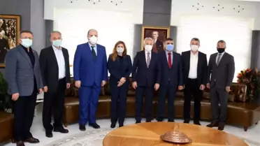 Bulgaristan Hak ve Özgürlükler Hareketi'nden Başkan Erdem'e ziyaret