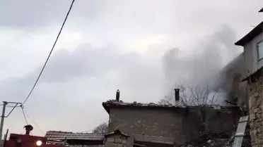 Sobadan çıkan kıvılcım yangın çıkardı: 1 kişi öldü