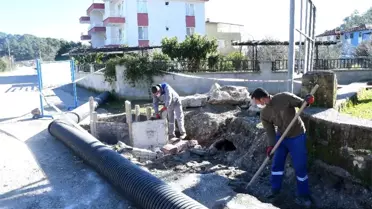Kemer'de su baskınlarını önleme çalışmaları