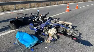 Kazada ağır yaralanan motosiklet sürücüsü hayatını kaybetti
