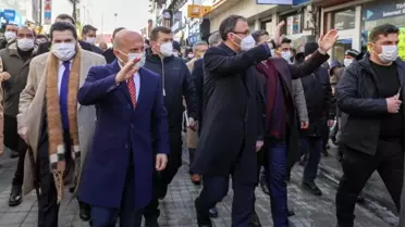 Gençlik ve Spor Bakanı Kasapoğlu'nun İshak Paşa Sarayı ziyareti