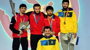 Milli güreşçiler Ukrayna'dan 4 madalya ile dönüyor