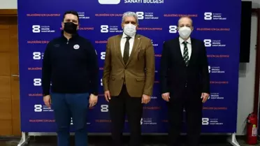 Müdür Bilge ve Keskin'den Başkan Küpeli'ye ziyaret