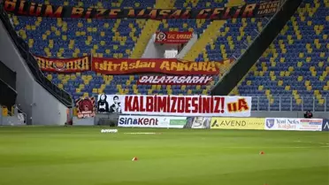 Son dakika haberi | Galatasaray taraftarı vefat eden MKE Ankaragücü taraftarları Eren ve Mert'i unutmadı