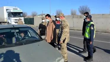 Son dakika! Kaymakam Çelik, jandarma ile beraber denetim yaptı