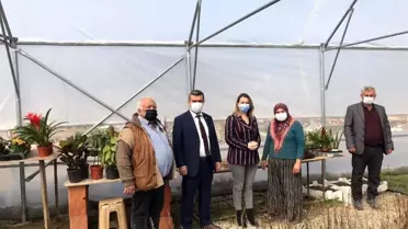 Kadın üreticiden Başkan Ergün'e teşekkür