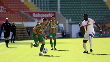 Süper Lig: Aytemiz Alanyaspor: 0 Göztepe: 1 (İlk yarı)