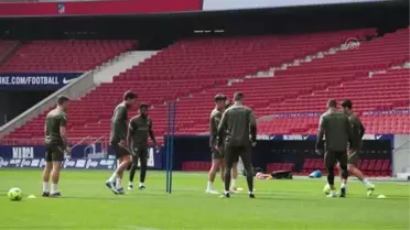 Atletico Madrid'de derbi hazırlıkları