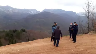 Yol bir anda yok oldu