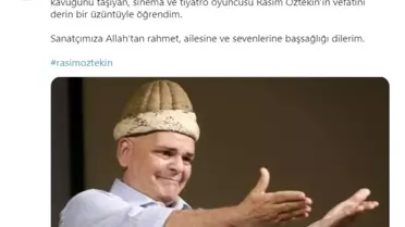 Vali Yerlikaya'dan Rasim Öztekin paylaşımı