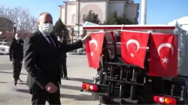 Bahşılı'ya yeni araç hibe edildi
