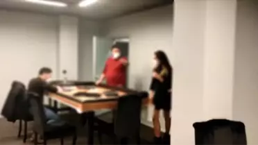 Beşiktaş'ta kumarhane baskını kamerada