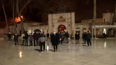 Eyüpsultan Cami Miraç Kandili coşkusu