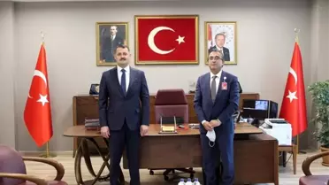 İstanbul Havalimanı'na atanan DHMİ Başmüdürü Sadık Sürücü'den İlker Haktankaçmaz'a ziyaret