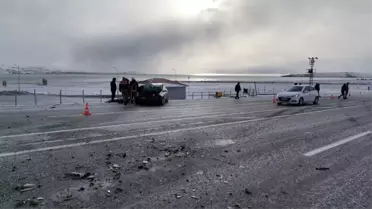 Van'da trafik kazası: 1 ölü, 2 yaralı
