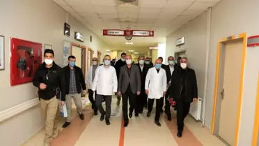 Başkan Akman'dan sağlık çalışanlarına çiçekli teşekkür