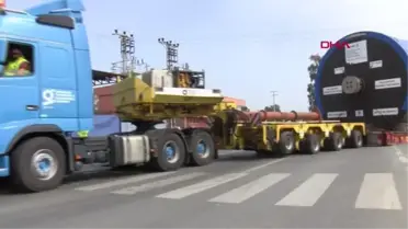 90 tekerlekli TIR, 147.5 tonluk yükünü 250 kilometre mesafeye 3 günde ulaştırdı